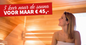 Sauna aanbieding